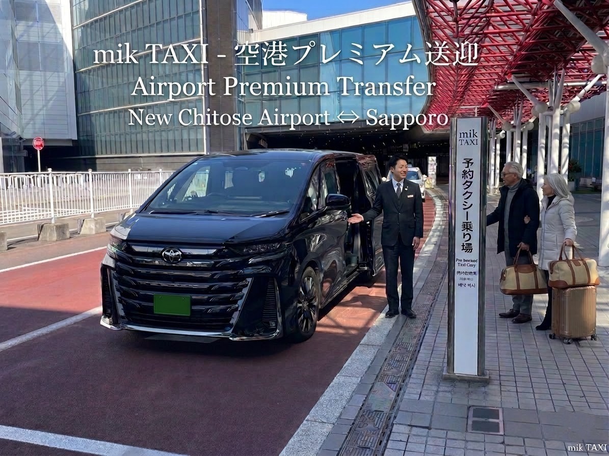 新千歳空港ターミナルまでタクシー・ハイヤーで送迎！