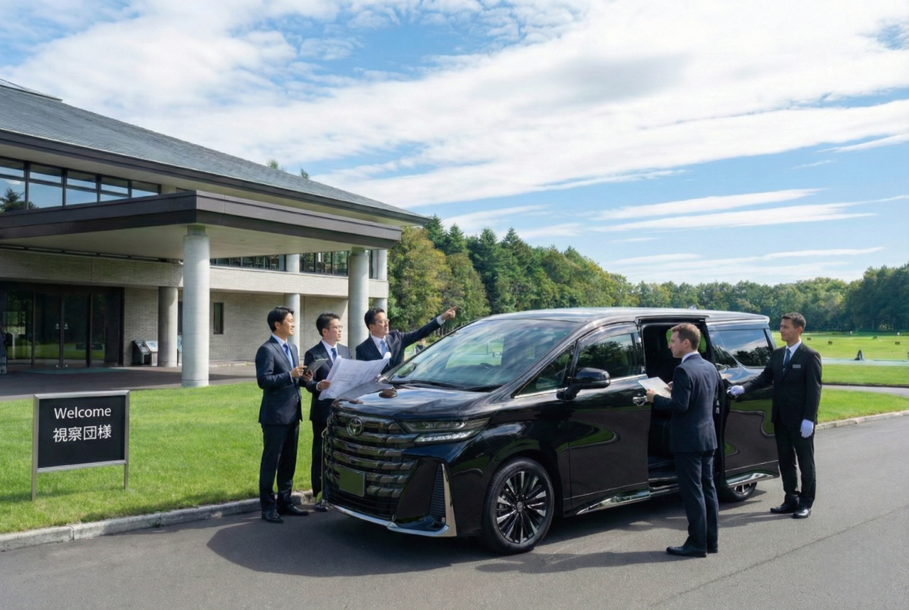 北海道各地のゴルフ送迎承ります。