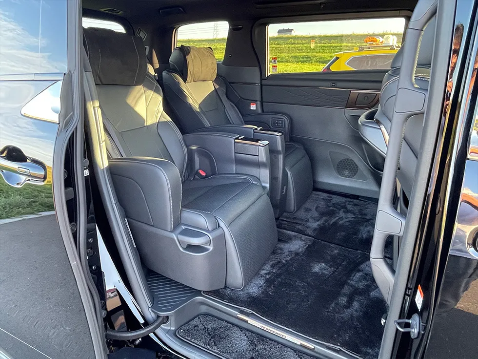 Side view of 40 Series standard seats